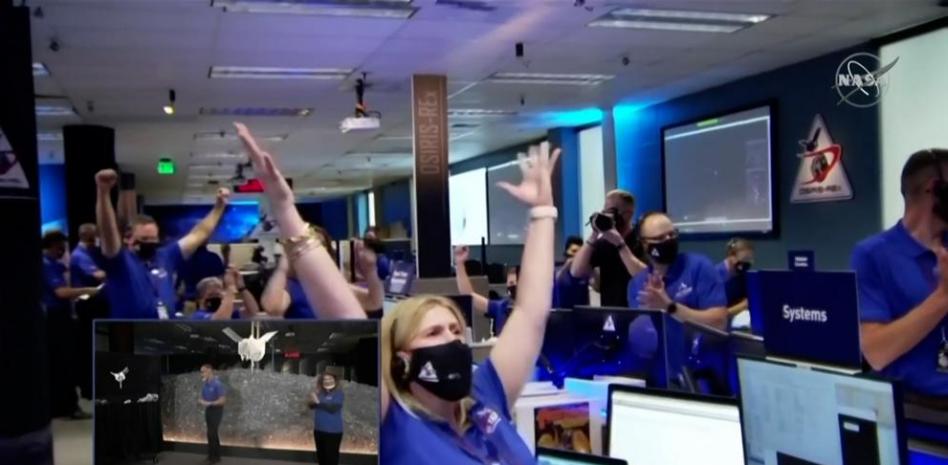 La NASA toca el asteroide Bennu