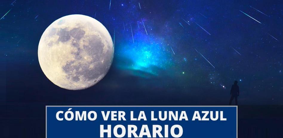 La luna azul estará presente en Halloween