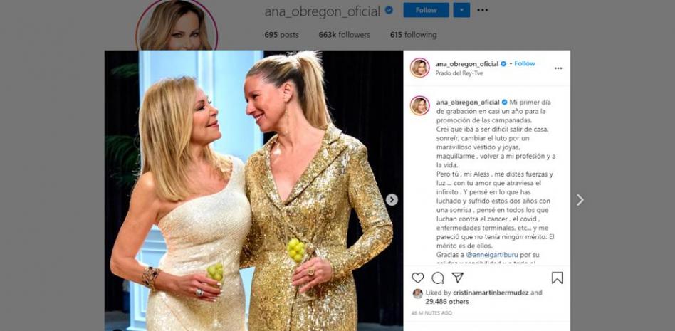 Ana Obregón y Ane Igartiburu ya preparan las campanadas