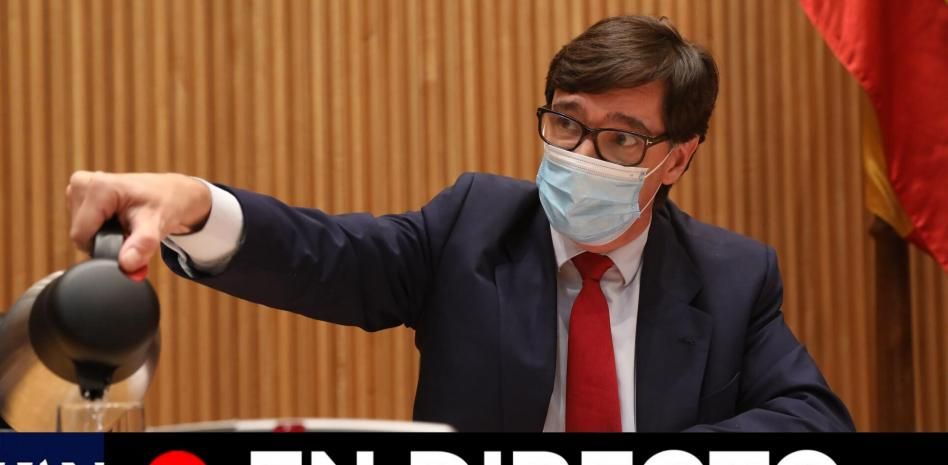 Salvador Illa comparece en la Comisión de Sanidad en el Congreso, en directo