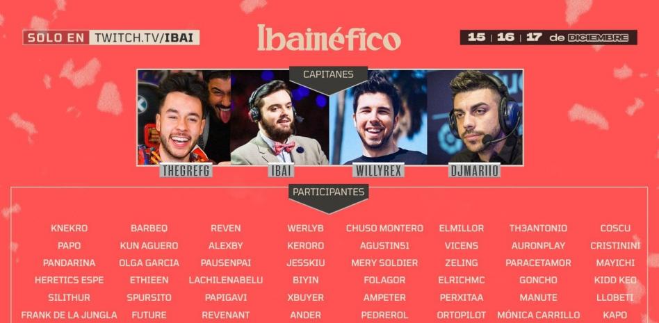 Ibainéfico: dónde y cuándo ver el torneo benéfico de Ibai Llanos