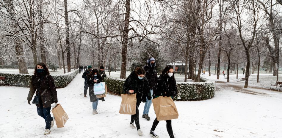 Filomena congela los termómetros de España que bajan a los -15 grados