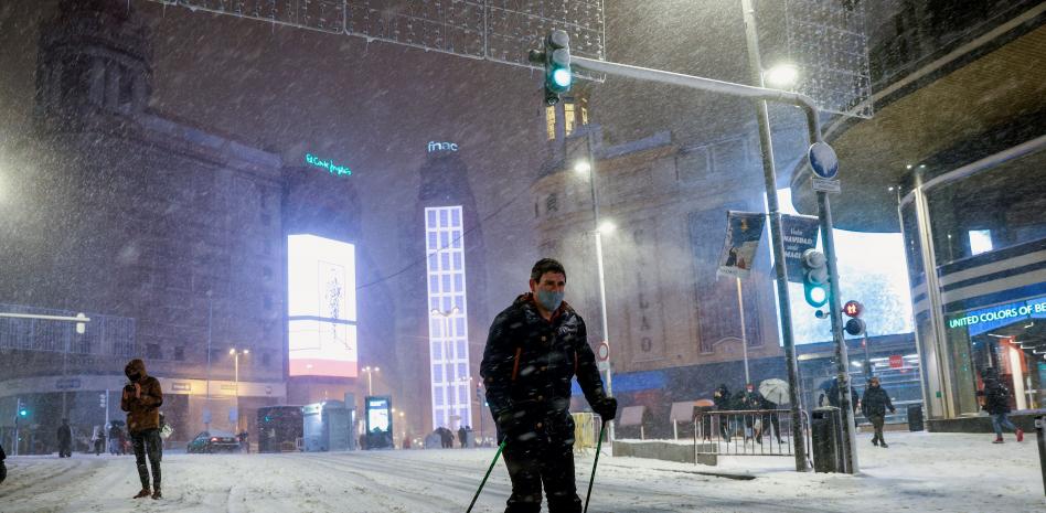 Filomena provoca la nevada del siglo en Madrid