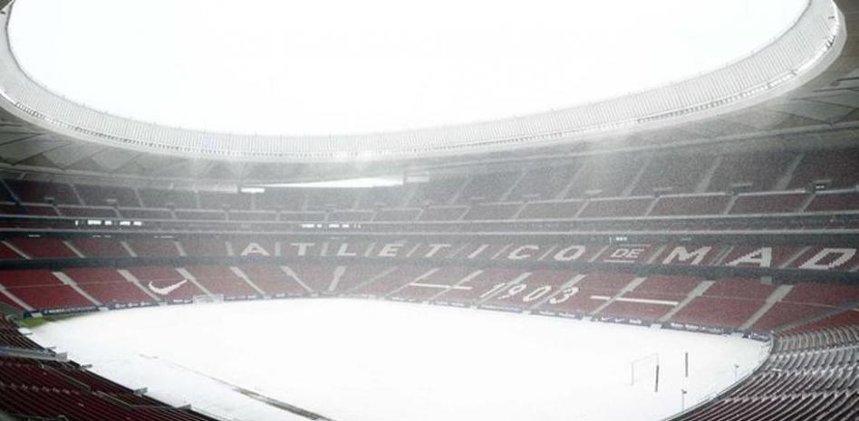 El Atlético - Athletic Club se suspende indefinidamente por culpa de la nieve