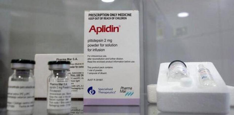 El fármaco español Aplidina se muestra mucho más potente que el remdesivir frente a la covid
