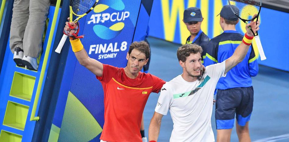 España-Grecia: horario y dónde ver el partido en la ATP Cup