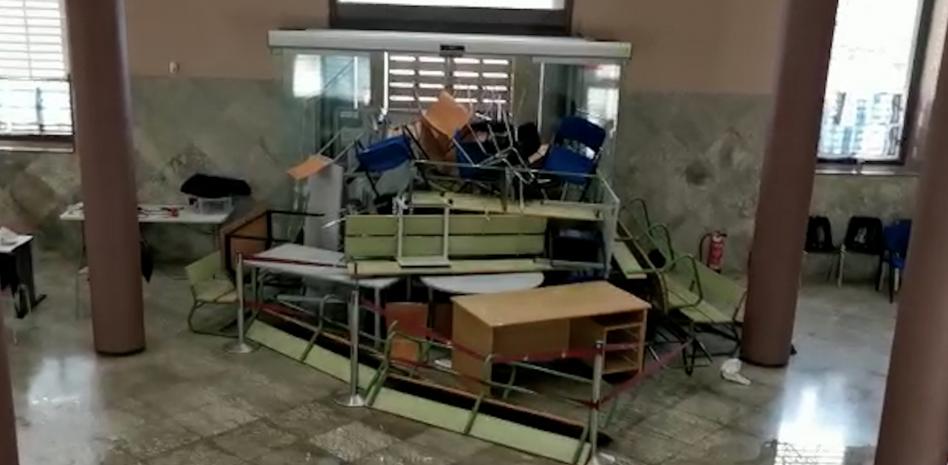 Así ha quedado la Universidad de Lleida tras la detención de Pablo Hasél