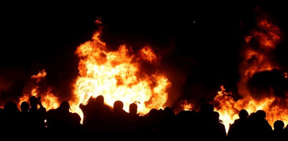 Cuarta noche consecutiva de disturbios en las protestas tras el encarcelamiento de Pablo Hasél