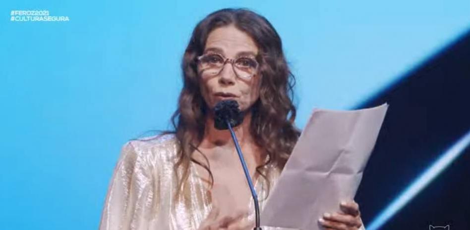 Victoria Abril se disculpa por sus polémicas palabras sobre la pandemia en los premios Feroz