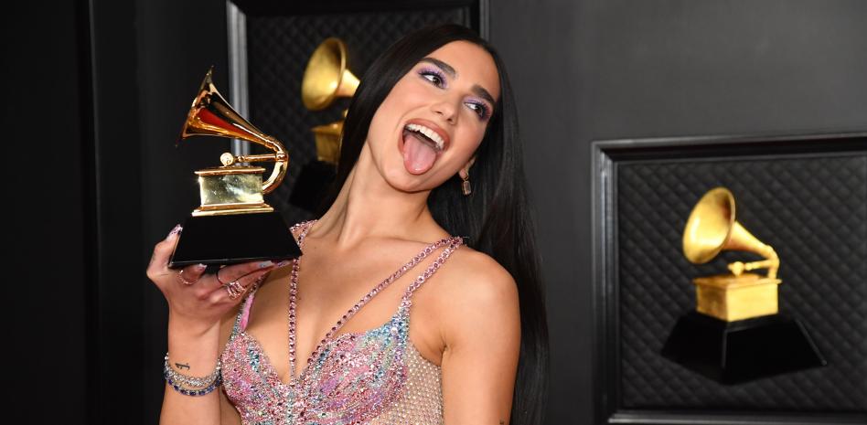 Premios Grammy 2021: La actuación de Dua Lipa con los temas 'Levitating' y 'Don't Start now'