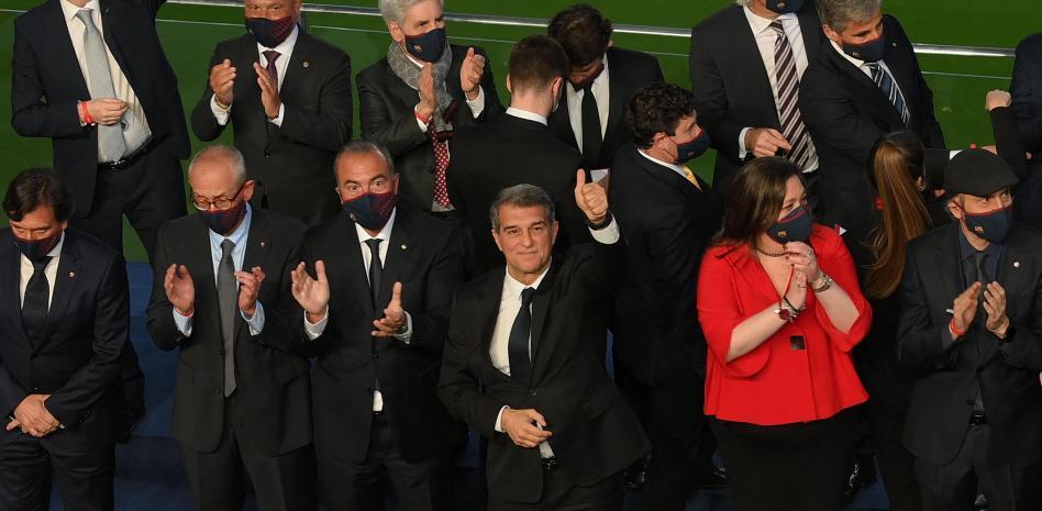 Laporta: "Estoy aquí para mandar y para intentar que Messi se quede"