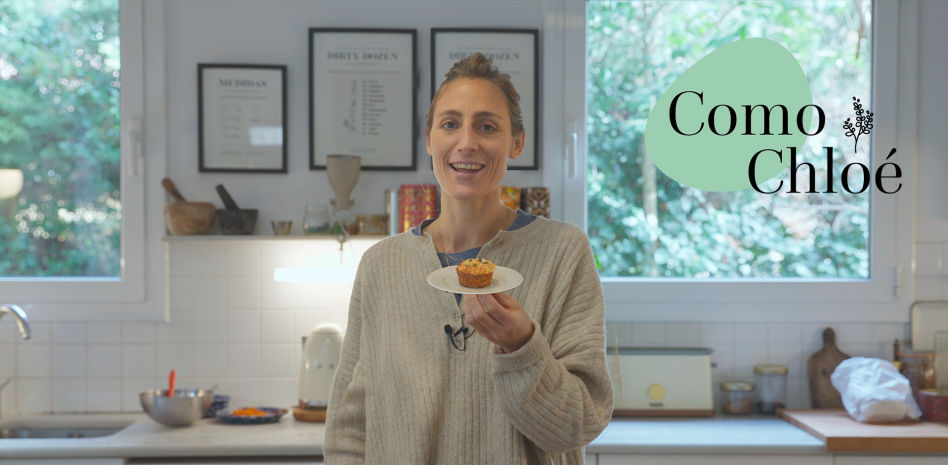 Aprende a preparar estos esponjosos muffins con verduras camufladas 'ComoChloé'