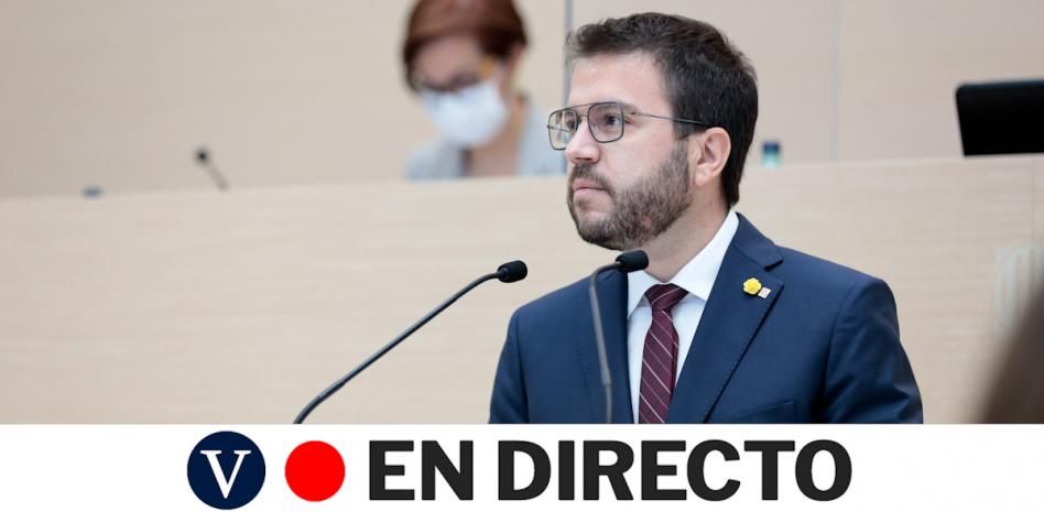 Aragonès afronta el debate de investidura sin apoyos