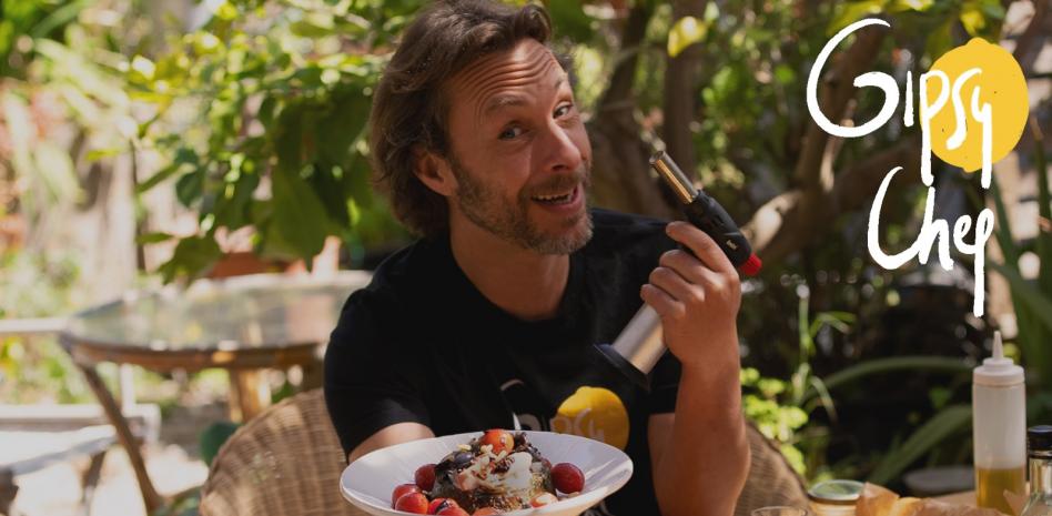 La "torrijeta" con albahaca y mozzarella más sabrosa de Gipsy Chef