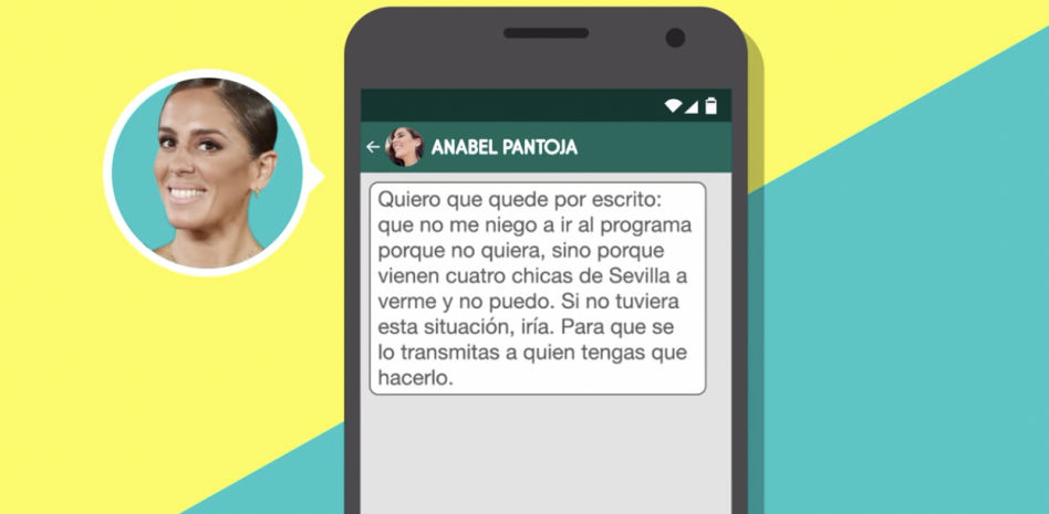 Anabel Pantoja se juega su expulsión de 'Sálvame' tras dejar plantado al programa