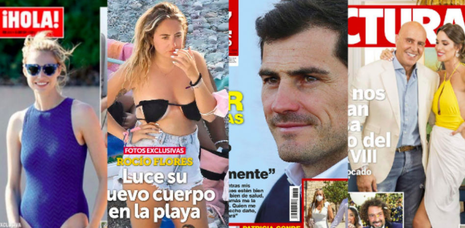 Rocío Flores, Iker Casillas, Beatrice Borromeo y Kiko Matamoros protagonizan las portadas