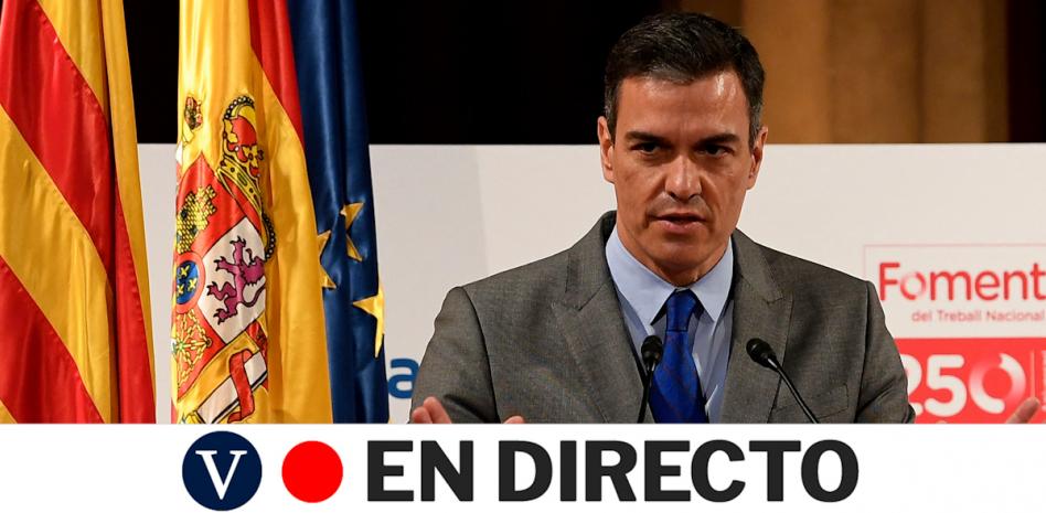 Pedro Sánchez defiende los indultos en el Teatre Liceu de Barcelona, en directo