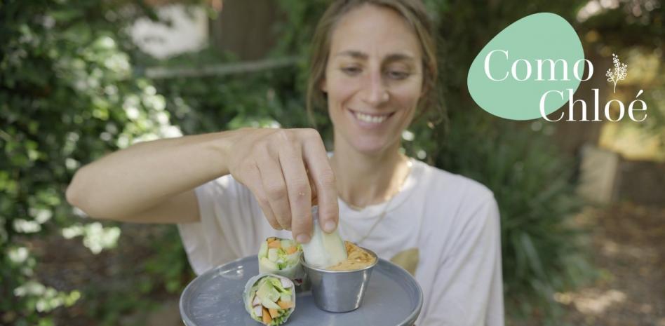 Prepara estos rollitos de verano refrescantes y sabrosos 'ComoChloé'