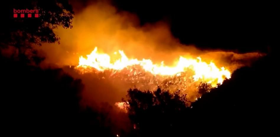 Controlado el incendio forestal de Alfarràs