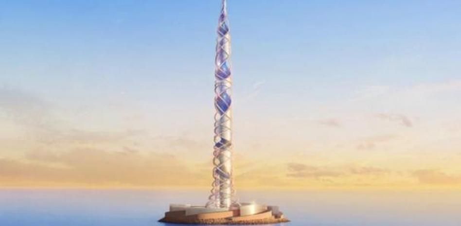 En esta torre, a 590 metros de altura, estará la vivienda más alta del mundo