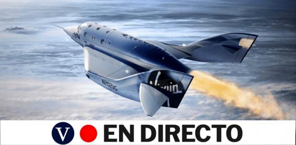 Virgin Galactic despega en el primer vuelo espacial con tripulación completa, vídeo en streaming
