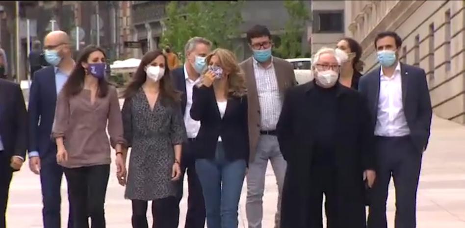 Unidas Podemos pactó con Sánchez conservar sus carteras y su alineación