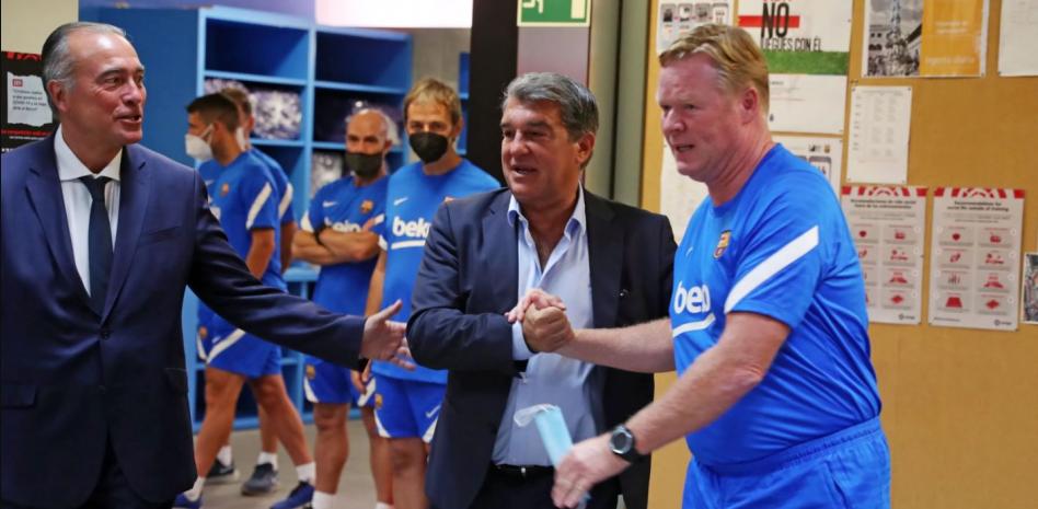 Laporta refuerza a Koeman