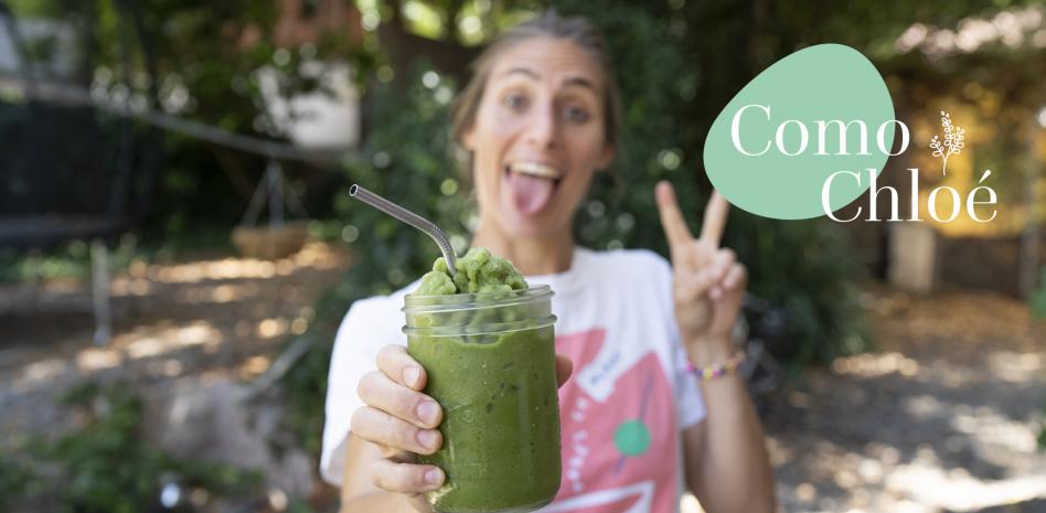 Prepara la receta más fácil de granizado de té matcha 'ComoChloé'