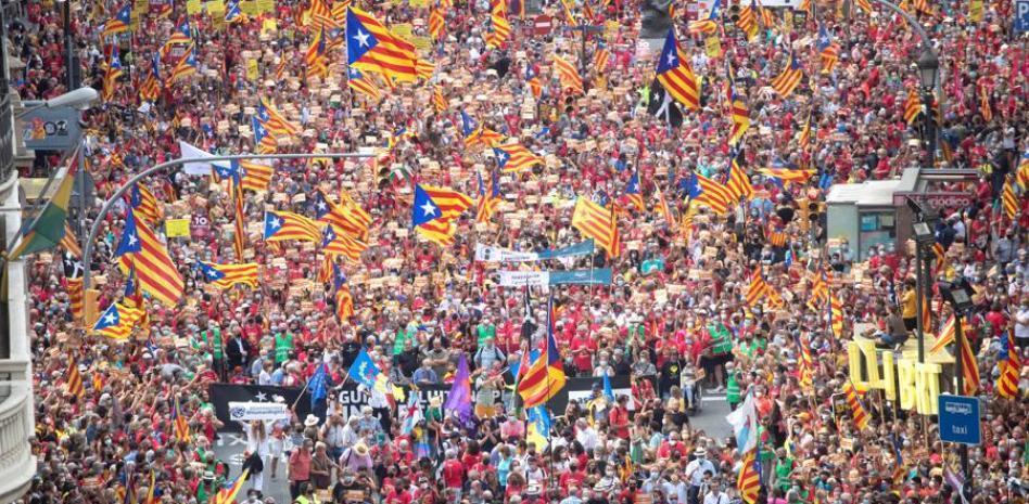 El independentismo vuelve a exhibirse en la calle en vísperas de la mesa de diálogo