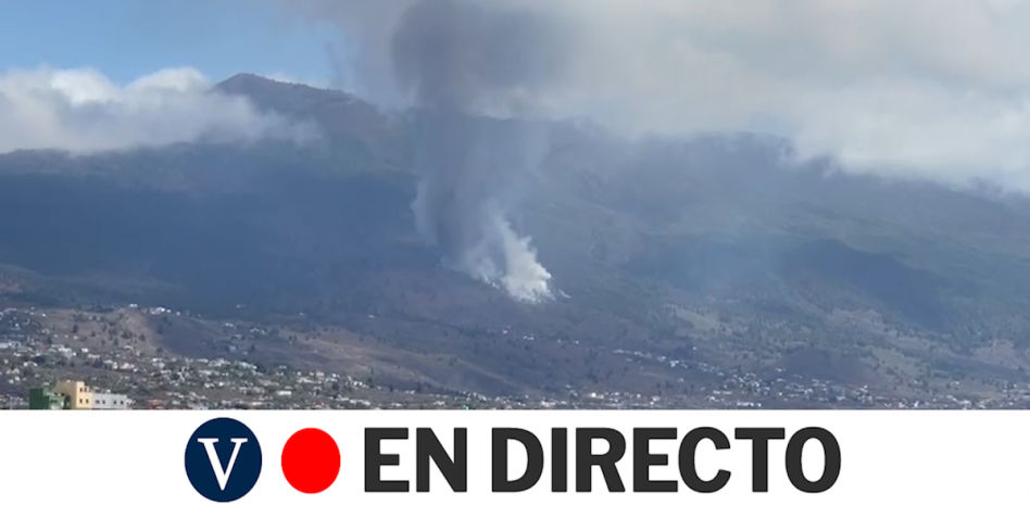 La erupción del volcán en la isla de La Palma, en directo