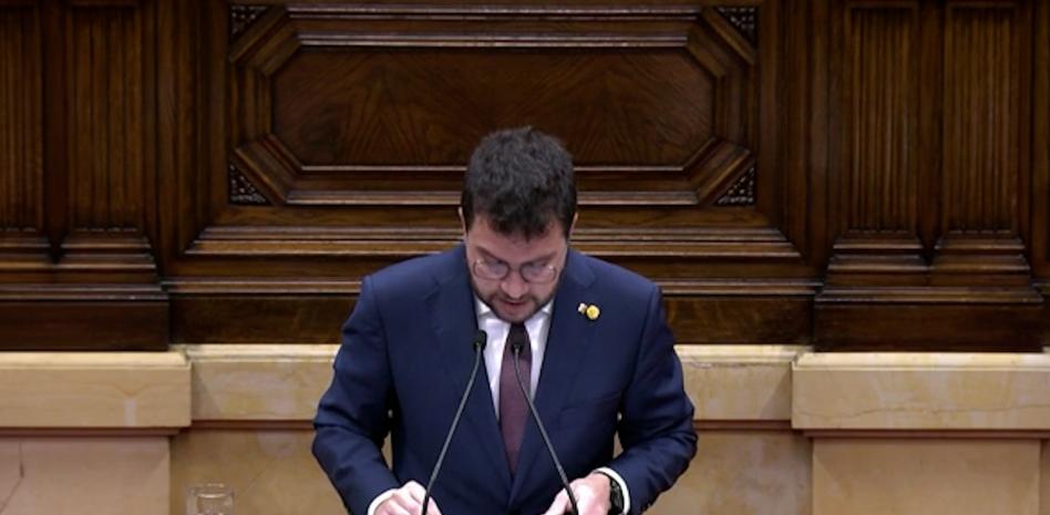 Aragonès busca rehacer la cohesión con JxCat y enfría el referéndum de la CUP