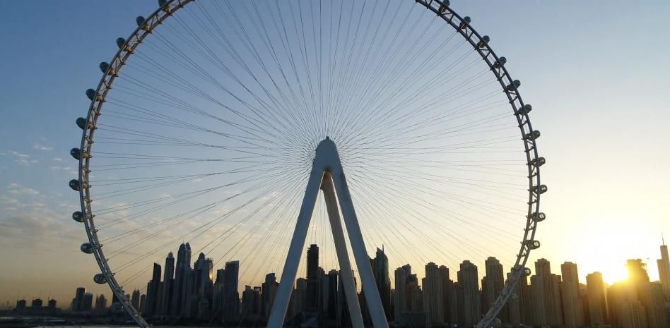 Dubái a vista de pájaro: así es la nueva noria más alta del mundo
