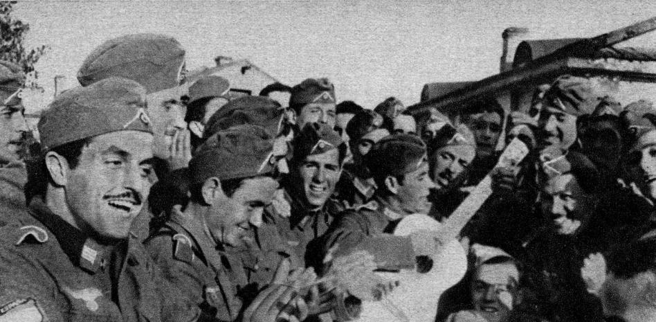 La chocante instrucción alemana de la División Azul