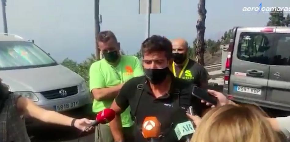 Los perros atrapados en la lava han desaparecido del estanque de La Palma