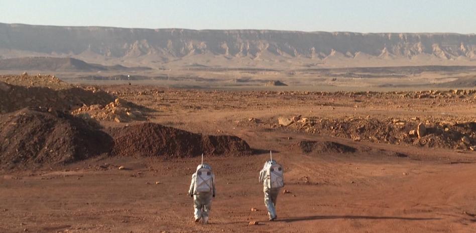 Marte en la Tierra: un equipo de astronautas simula un viaje al planeta rojo en el desierto de Israel