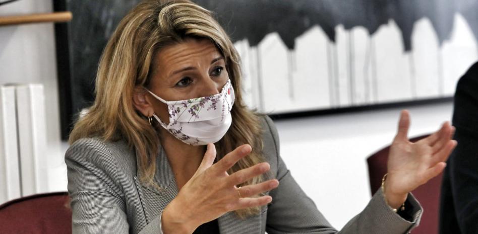 Yolanda Díaz pide que Sánchez lidere la derogación de la reforma laboral