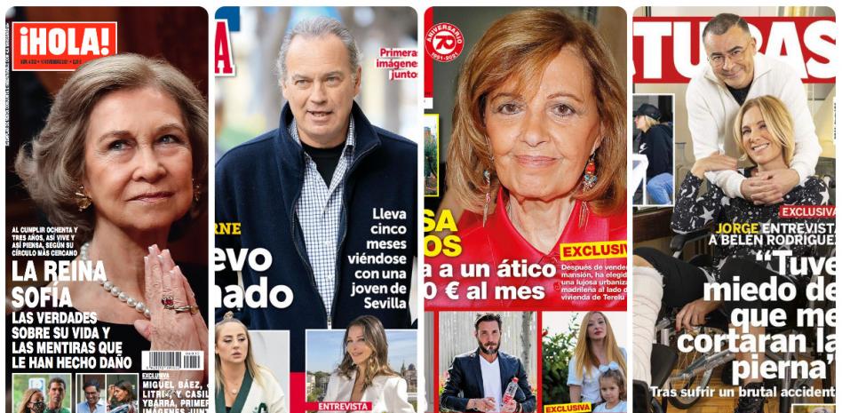Bertín Osborne, Belén Rodríguez, María Teresa Campos y doña Sofía protagonizan las portadas