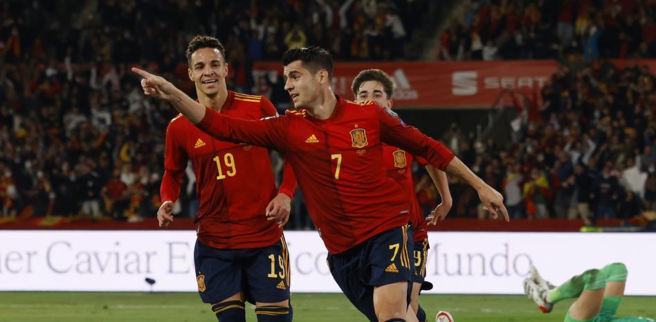 Un gol de Morata certifica la clasificación de España para el Mundial