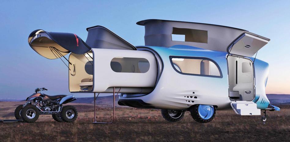 La sorprendente caravana extensible que lleva la modularidad a otro nivel