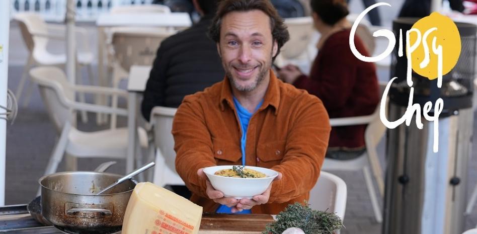 La receta fácil de sopa de cebolla con queso Emmentaler AOP de Gipsy Chef