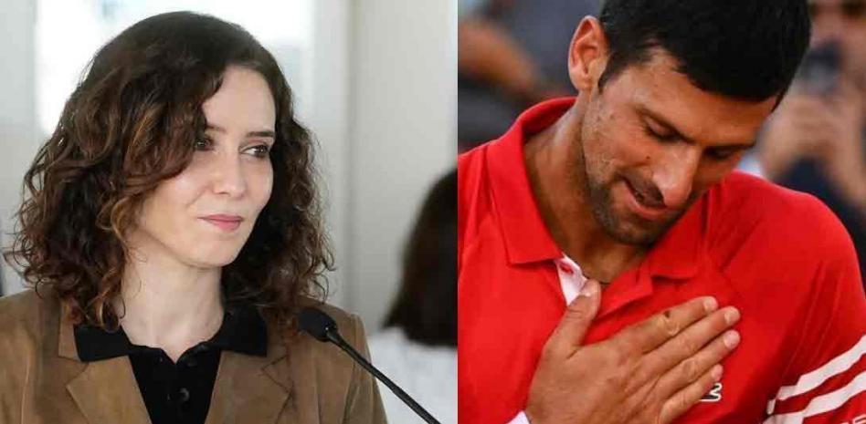 Ayuso le cierra la puerta del Mutua Madrid Open a Djokovic pero evita polemizar con Almeida