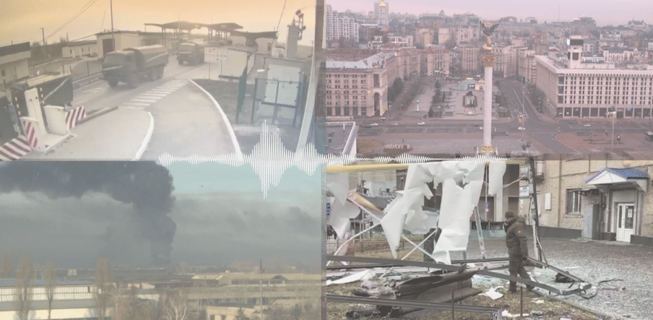 "Ha comenzado el bombardeo ruso": audio-crónica desde Kíev del inicio de la guerra