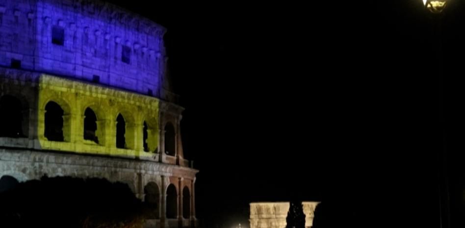 El mundo se vuelca en gestos de apoyo hacia Ucrania