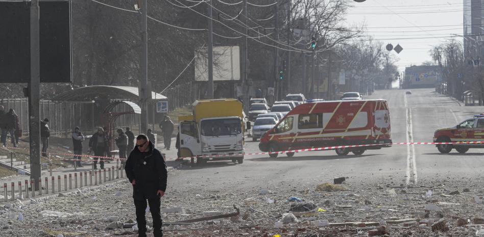 La odisea de huir de una Kíev bajo la amenaza de las bombas de Putin