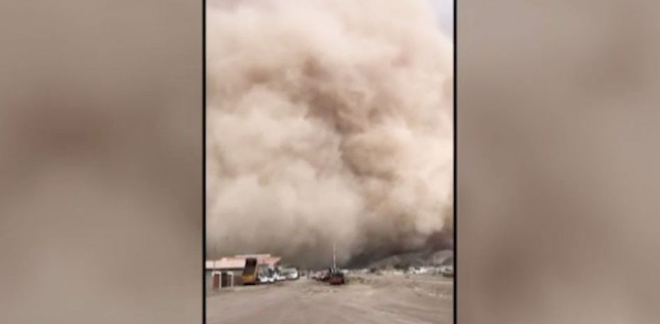 Una región chilena cerca del desierto de Atacama desaparece en una tormenta de arena