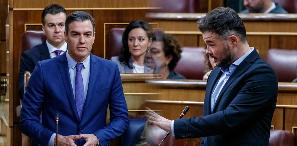 El lapsus "imperdonable" de Sánchez con Rufián: "Señor Abascal"