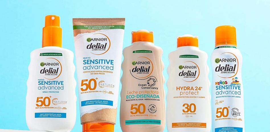 Cremas de protección solar Garnier Delial: protégete del sol al mejor precio
