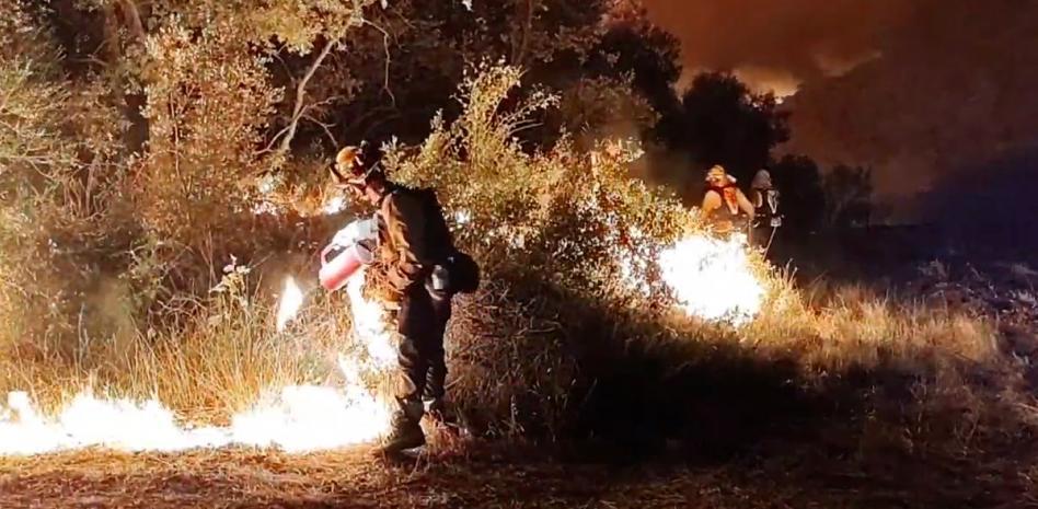 Una treintena de fuegos simultáneos en Catalunya llevan al límite a los Bomberos