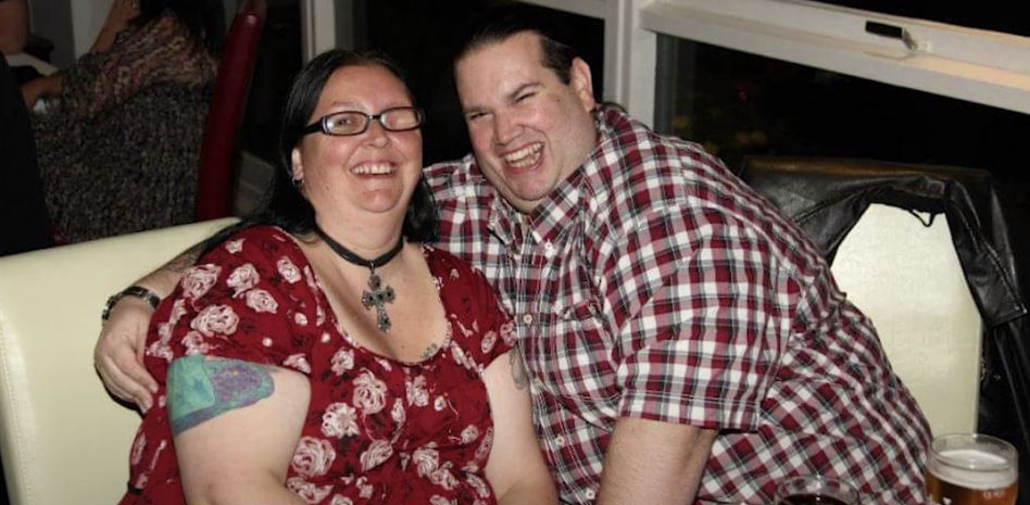 El espectacular cambio físico de una pareja que logró adelgazar 177 kilos en dos años