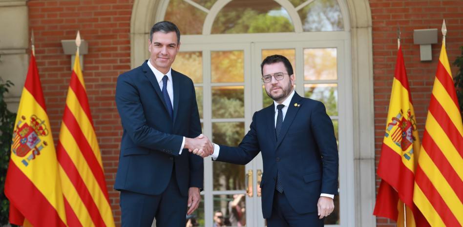 Sánchez y Aragonès acuerdan reunir la mesa de diálogo la última semana de julio